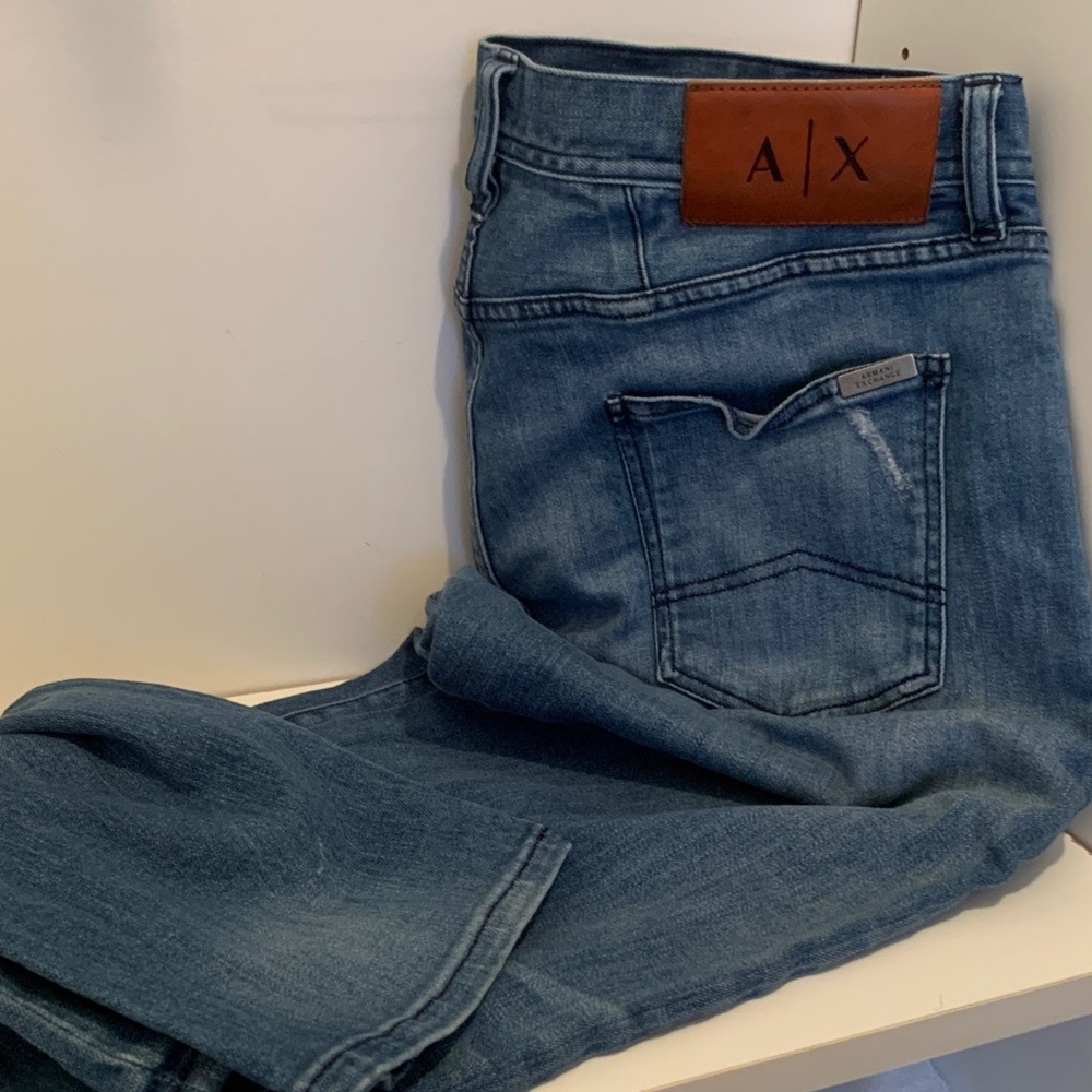 Armani Exchange Slim Blue Jeans